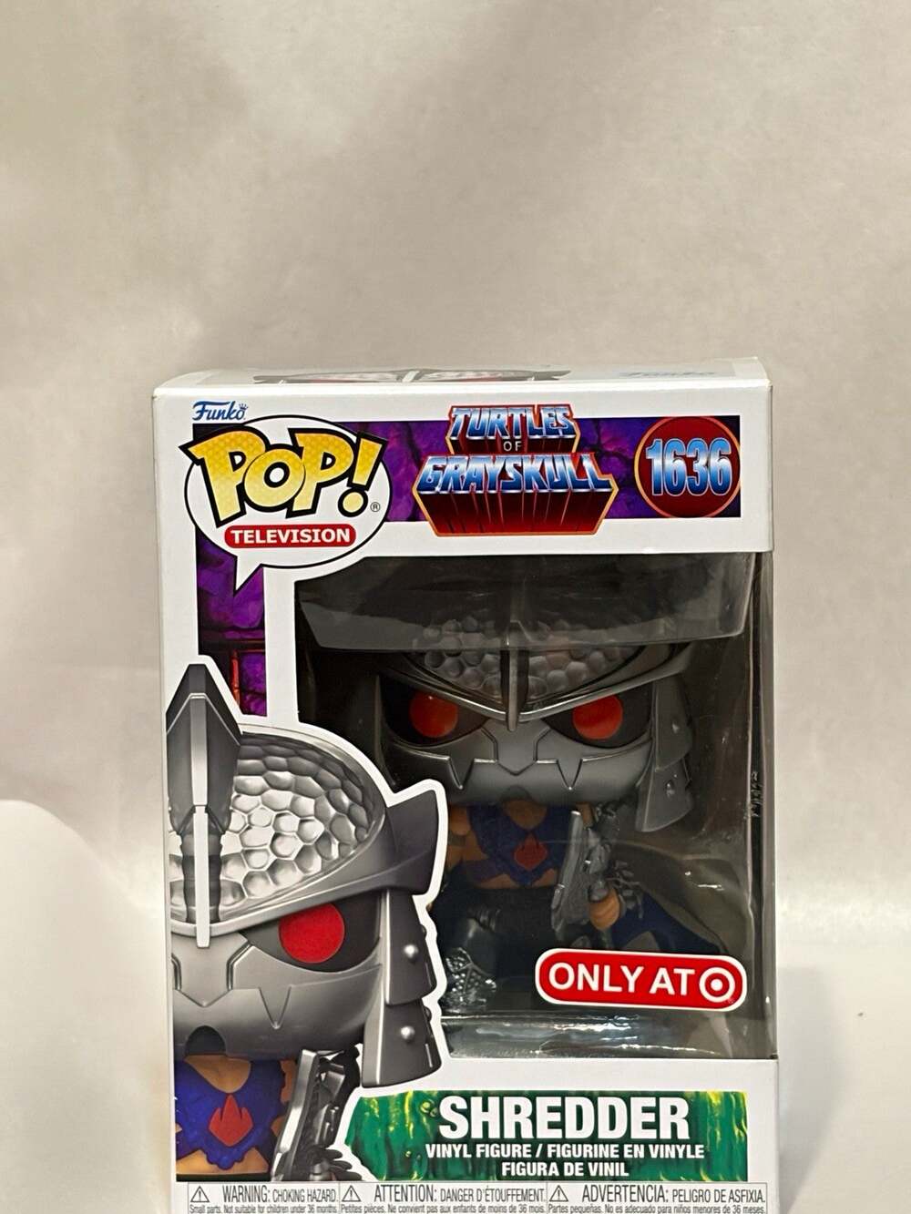 Funko Pop! Animation Shredder Turtles of Grayskull #1636 Boxed Vinyl Figure